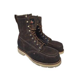 Thorogood Men's 8 " Steel Toe Work Boot (U.S.A.) 804-4378 Brown Size 12 2E